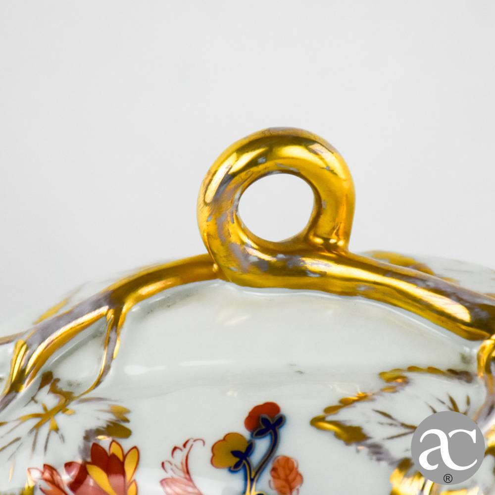Thingle thingle. | Caixa em forma de melão, Porcelana Vista Alegre, decoração Imari